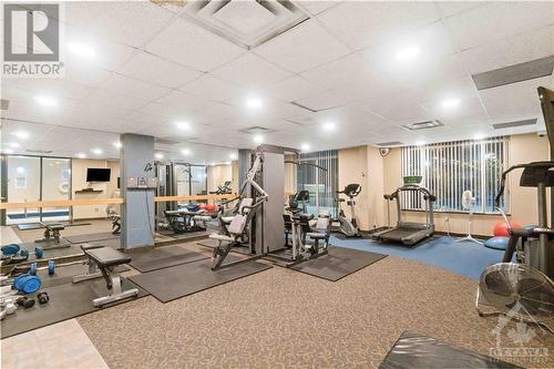 570 Laurier Avenue Unit#1802, Ottawa, ON - Indoor Photo Showing Gym Room