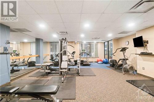 570 Laurier Avenue Unit#1802, Ottawa, ON - Indoor Photo Showing Gym Room