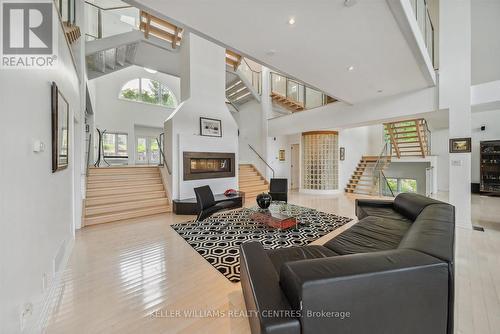 1616 Twelve Mile Lake Road, Minden Hills, ON - Indoor Photo Showing Other Room With Fireplace