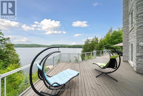 1616 Twelve Mile Lake Road, Minden Hills, ON - Outdoor With Body Of Water With Deck Patio Veranda