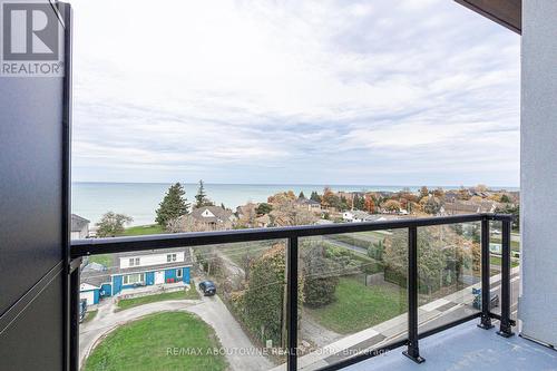 610 - 600 North Service Road, Hamilton, ON - Outdoor With Body Of Water With Balcony With View