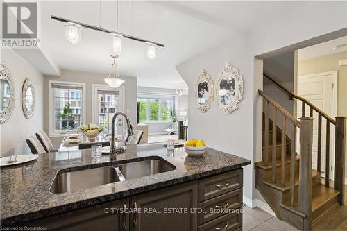 3061 Mistletoe Gardens, Oakville, ON - Indoor Photo Showing Kitchen With Double Sink