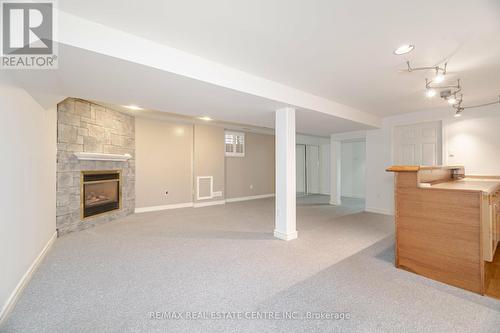 2485 Strathmore Crescent, Mississauga, ON - Indoor With Fireplace