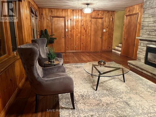 1448 Willowdown Road, Oakville, ON - Indoor Photo Showing Living Room With Fireplace