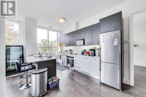 203 - 36 Park Lawn Road, Toronto, ON - Indoor Photo Showing Kitchen With Stainless Steel Kitchen