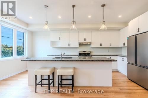 2092 Fairmont Common, Burlington, ON - Indoor Photo Showing Kitchen With Stainless Steel Kitchen With Upgraded Kitchen