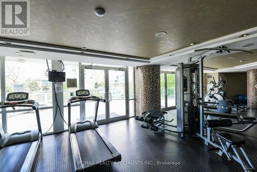 1705 - 220 Burnhamthorpe Road, Mississauga, ON - Indoor Photo Showing Gym Room