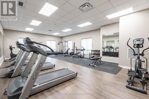 723 - 2486 Old Bronte Road, Oakville, ON - Indoor Photo Showing Gym Room