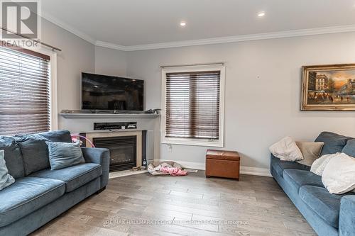 104 Stanley Street, Barrie, ON - Indoor Photo Showing Living Room With Fireplace