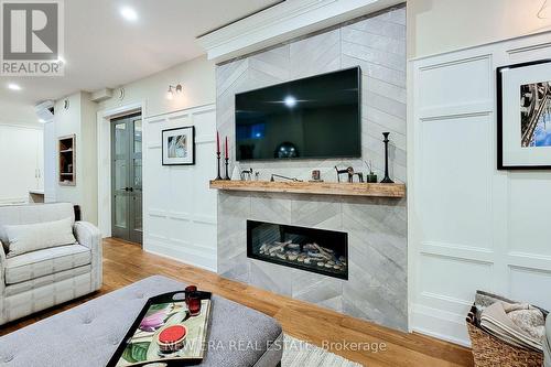 242 Burton Road, Oakville, ON - Indoor Photo Showing Living Room With Fireplace