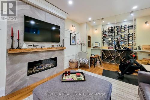 242 Burton Road, Oakville, ON - Indoor Photo Showing Living Room With Fireplace