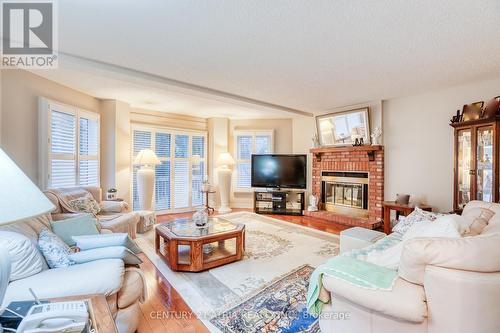 49 Kerrigan Crescent, Markham, ON - Indoor Photo Showing Living Room With Fireplace