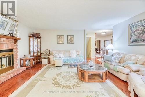 49 Kerrigan Crescent, Markham, ON - Indoor Photo Showing Living Room With Fireplace