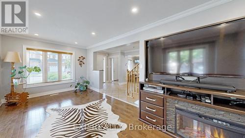 347 Via Carmine Avenue, Vaughan, ON - Indoor Photo Showing Other Room With Fireplace