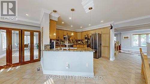 347 Via Carmine Avenue, Vaughan, ON - Indoor Photo Showing Kitchen With Double Sink