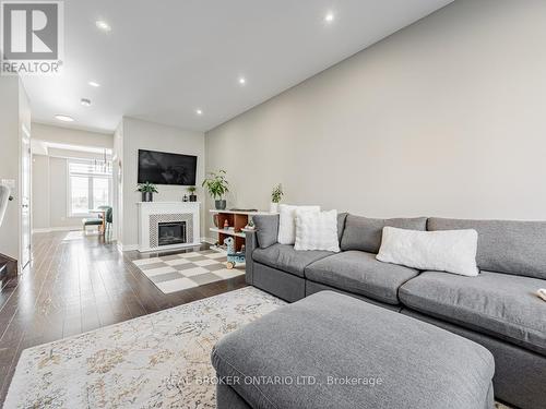 1185 Cactus Crescent, Pickering, ON - Indoor Photo Showing Living Room With Fireplace