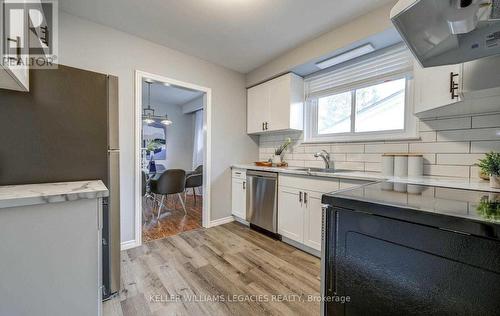 Main - 110 Clements Road E, Ajax, ON - Indoor Photo Showing Kitchen With Double Sink