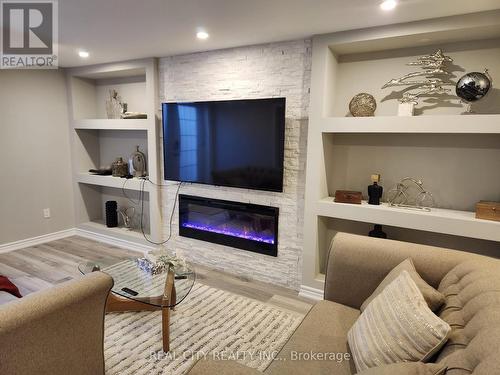 Basemen - 2364 Equestrian Crescent, Oshawa, ON - Indoor With Fireplace