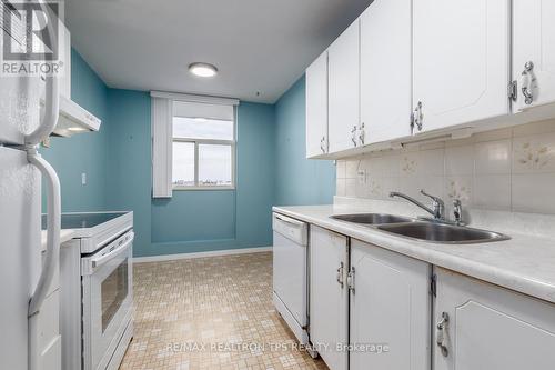 504 - 44 Falby Court, Ajax, ON - Indoor Photo Showing Kitchen With Double Sink