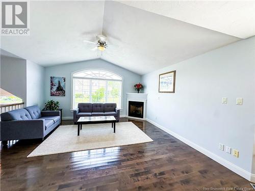 74 Mayfield Street, Moncton, NB - Indoor Photo Showing Living Room With Fireplace