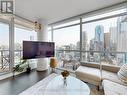 2405 - 290 Adelaide Street W, Toronto, ON  - Indoor Photo Showing Living Room 