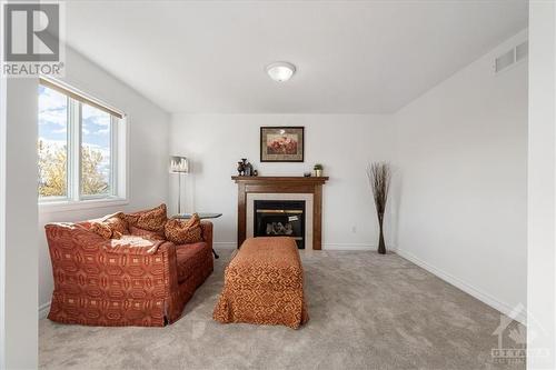 143 Baroness Drive, Ottawa, ON - Indoor Photo Showing Living Room With Fireplace