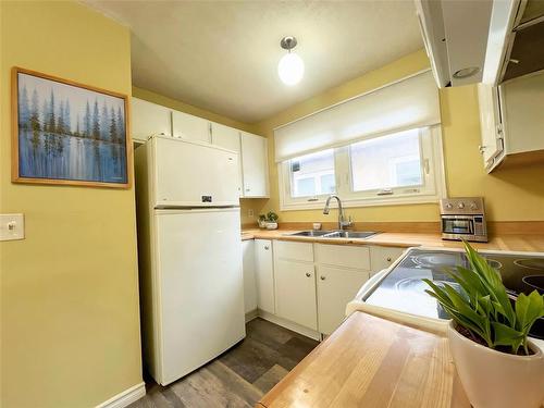 205 Paddington Road, Winnipeg, MB - Indoor Photo Showing Kitchen With Double Sink