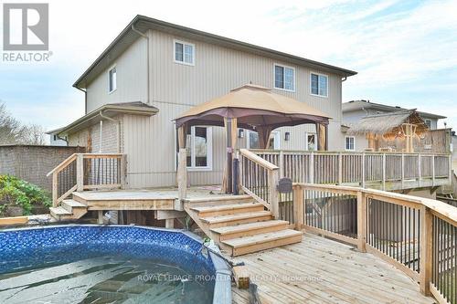 48 Fleming Road, Quinte West, ON - Outdoor With Above Ground Pool With Deck Patio Veranda With Exterior