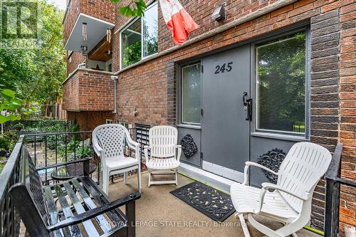 1 - 245 Bay Street S, Hamilton, ON - Outdoor With Deck Patio Veranda With Exterior