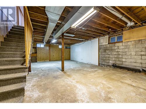 802 Cottonwood Avenue, Salmo, BC - Indoor Photo Showing Basement