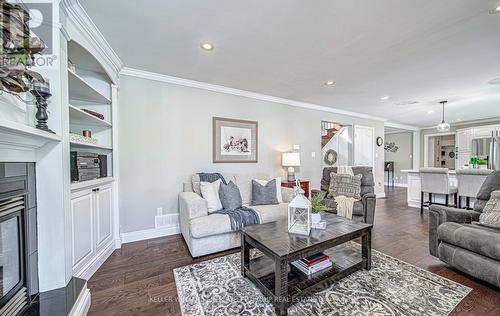 8 Sunny Ridge Trail, Clarington, ON - Indoor Photo Showing Living Room With Fireplace