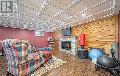 8 Sunny Ridge Trail, Clarington, ON - Indoor With Fireplace