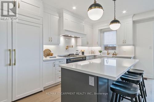 221 Agro Street, Hamilton, ON - Indoor Photo Showing Kitchen With Upgraded Kitchen