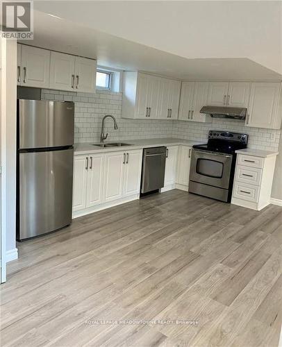 Lower - 11 Michael Avenue, Hamilton, ON - Indoor Photo Showing Kitchen With Stainless Steel Kitchen