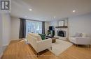 Upper - 18 Jay Court, Kitchener, ON  - Indoor Photo Showing Living Room With Fireplace 