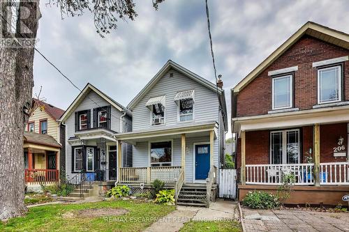 208 East Avenue N, Hamilton, ON - Outdoor With Deck Patio Veranda With Facade