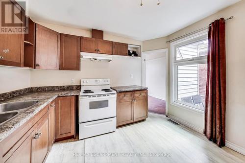 208 East Avenue N, Hamilton, ON - Indoor Photo Showing Kitchen With Double Sink