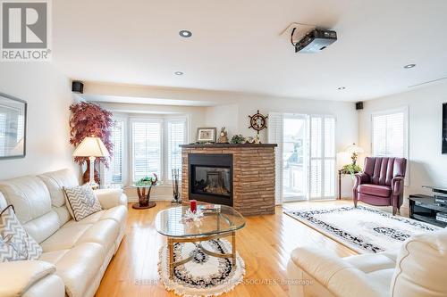 67 Sunvale Place, Hamilton, ON - Indoor Photo Showing Living Room With Fireplace