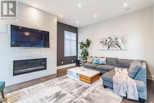 76 Ben Machree Drive, Mississauga, ON - Indoor Photo Showing Living Room With Fireplace