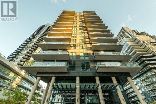 216 - 39 Annie Craig Drive, Toronto, ON - Outdoor With Balcony With Facade