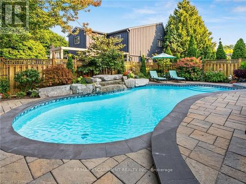 2079 Hunters Wood Drive, Burlington, ON - Outdoor With In Ground Pool With Backyard