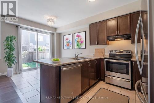 357 Snoek Point, Milton, ON - Indoor Photo Showing Kitchen With Double Sink