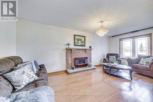 2627 Comet Court, Mississauga, ON - Indoor Photo Showing Living Room With Fireplace