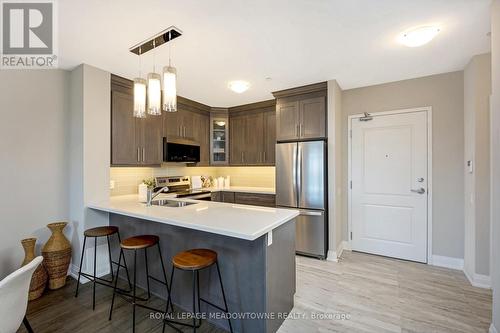 119 - 830 Megson Terrace, Milton, ON - Indoor Photo Showing Kitchen With Upgraded Kitchen