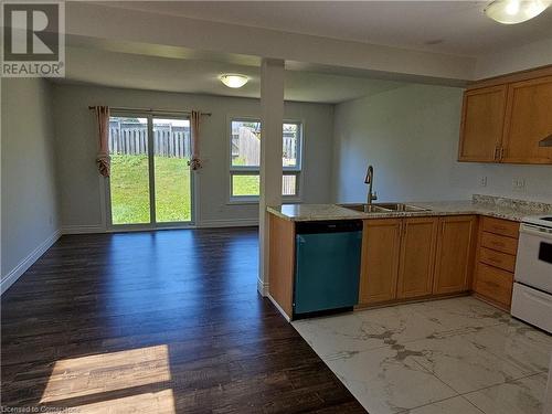 105 Activa Avenue, Kitchener, ON - Indoor Photo Showing Kitchen With Double Sink