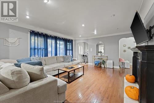 2725 Buckingham Drive, Windsor, ON - Indoor Photo Showing Living Room With Fireplace