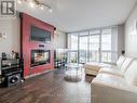 1800 - 33 Sheppard Avenue E, Toronto, ON  - Indoor Photo Showing Living Room With Fireplace 