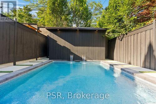 28A Wilberton Road, Toronto, ON - Outdoor With In Ground Pool