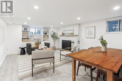 75 Rivercourt Boulevard, Toronto, ON - Indoor Photo Showing Living Room With Fireplace