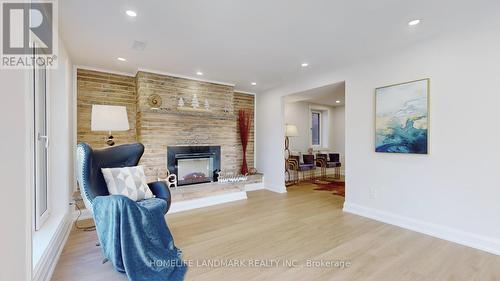 46 Bruce Farm Drive, Toronto, ON - Indoor Photo Showing Other Room With Fireplace